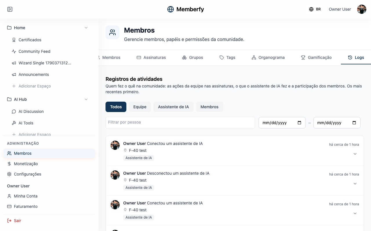 Members › Logs